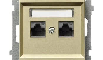 Funkcjonalne rozmieszczenie sprzętów komputerowych i RTV w domu - osprzęt SONATA firmy Ospel 
