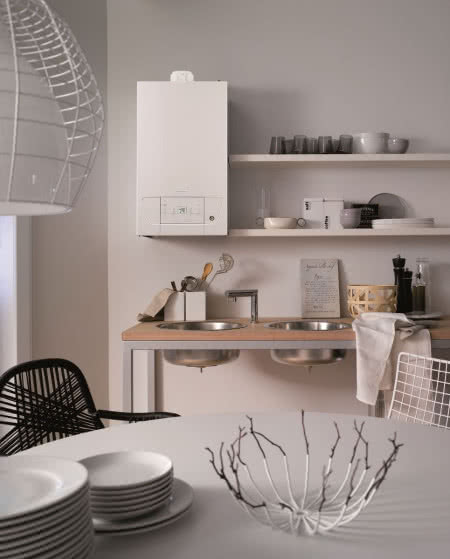 Gazowy kocioł dwufunkcyjny